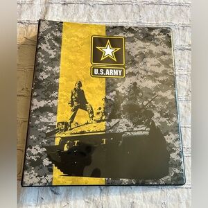 UNITED STATES U.S.ARMY TANK THREE RING BINDER DIGITAL CAMOUFLAGE (2015)